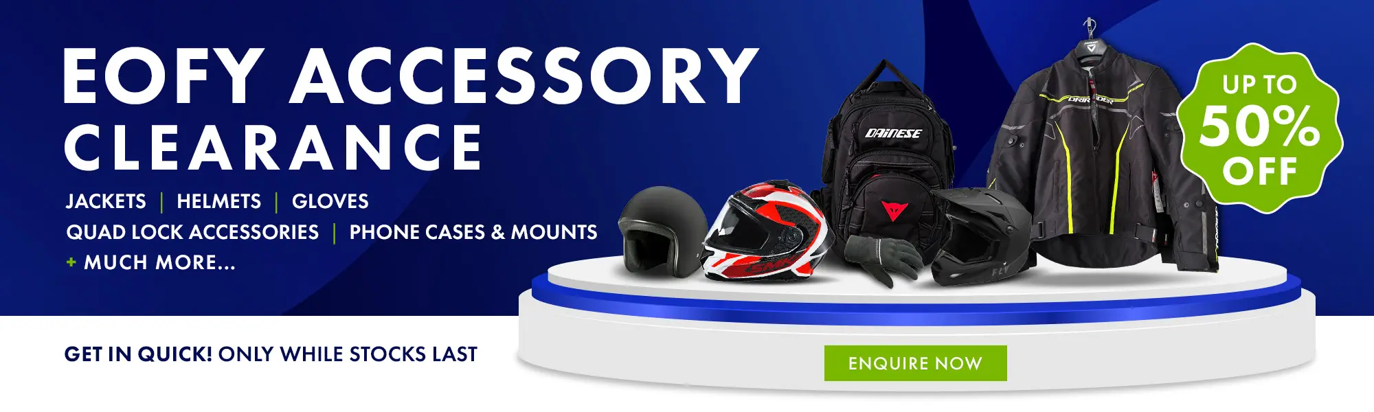 EVMotoSA EOFY Accessory Clearance Hp